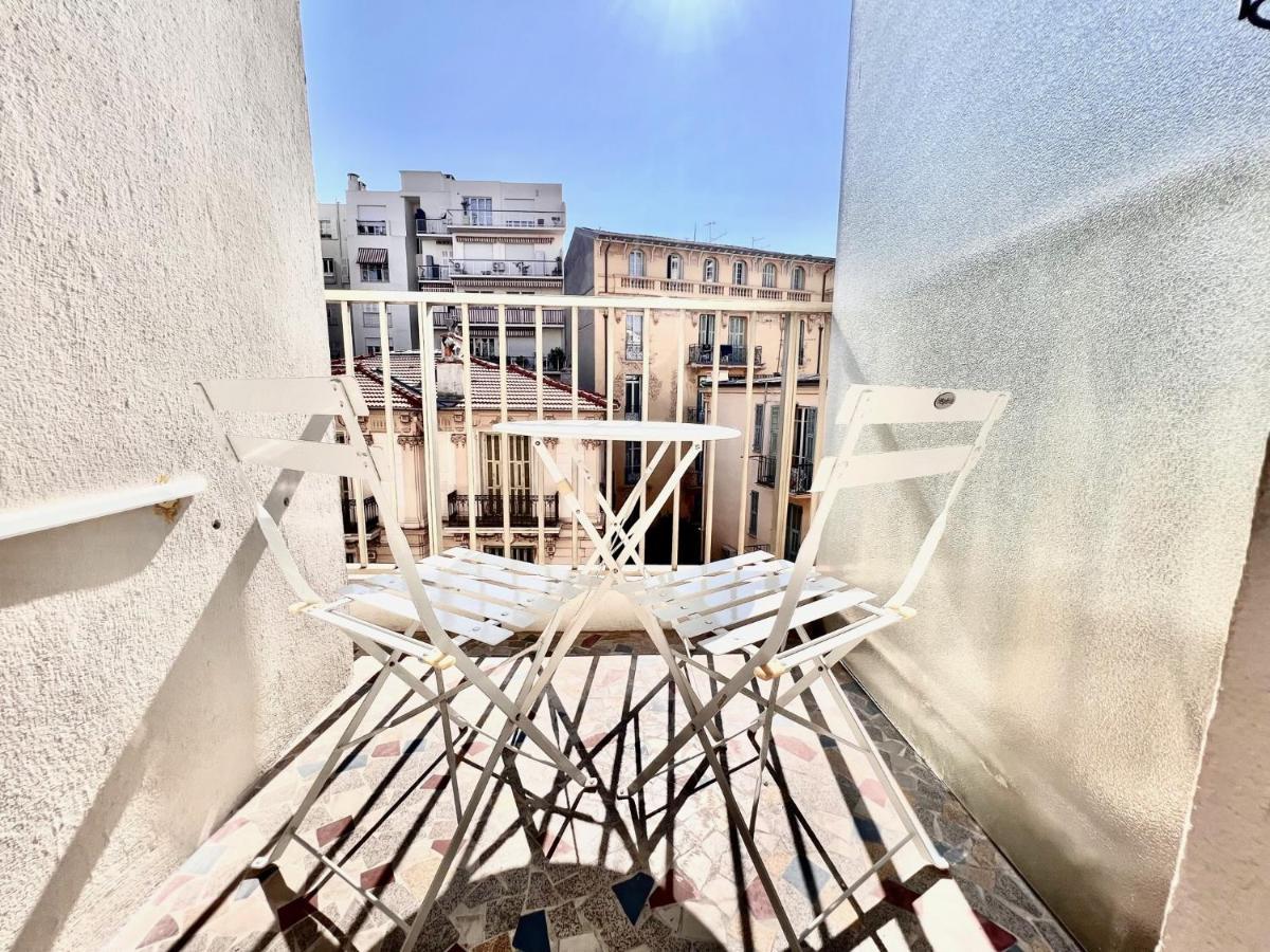 Aparthotel Riviera - Nice Carre D'Or - Large Studio Ac Terrasse - Tres Calme - Balcon Berlioz 2 Zewnętrze zdjęcie